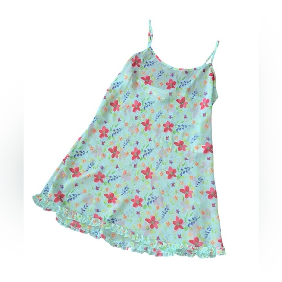 Y2K Sheer Floral Delicates Dress size Medium - Picture 1 of 7